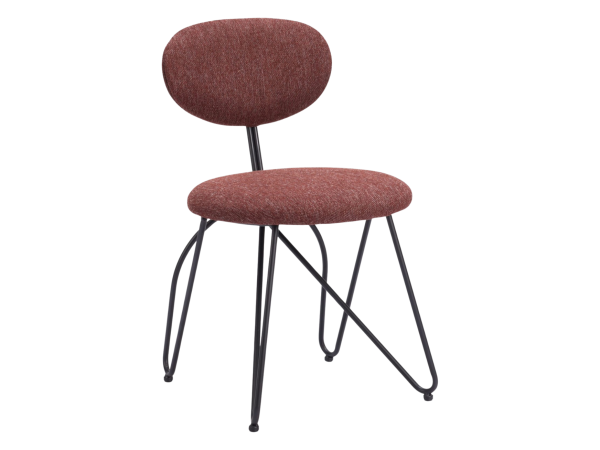 Novi Dining Chair (Set of 2) Maroon Brown