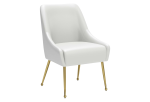 Maxine Dining Chair White & Gold
