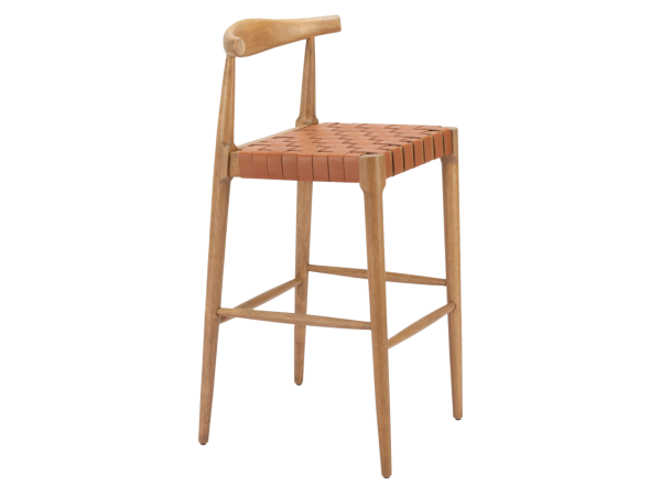 Bandani Barstool (Set of 2) Tan