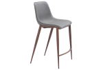 Magnus Counter Stool (Set of 2) Slate Gray & Walnut