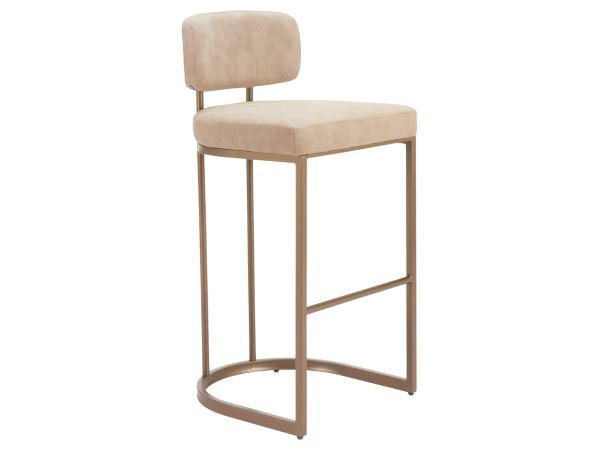 Velar Barstool (Set of 2) Beige
