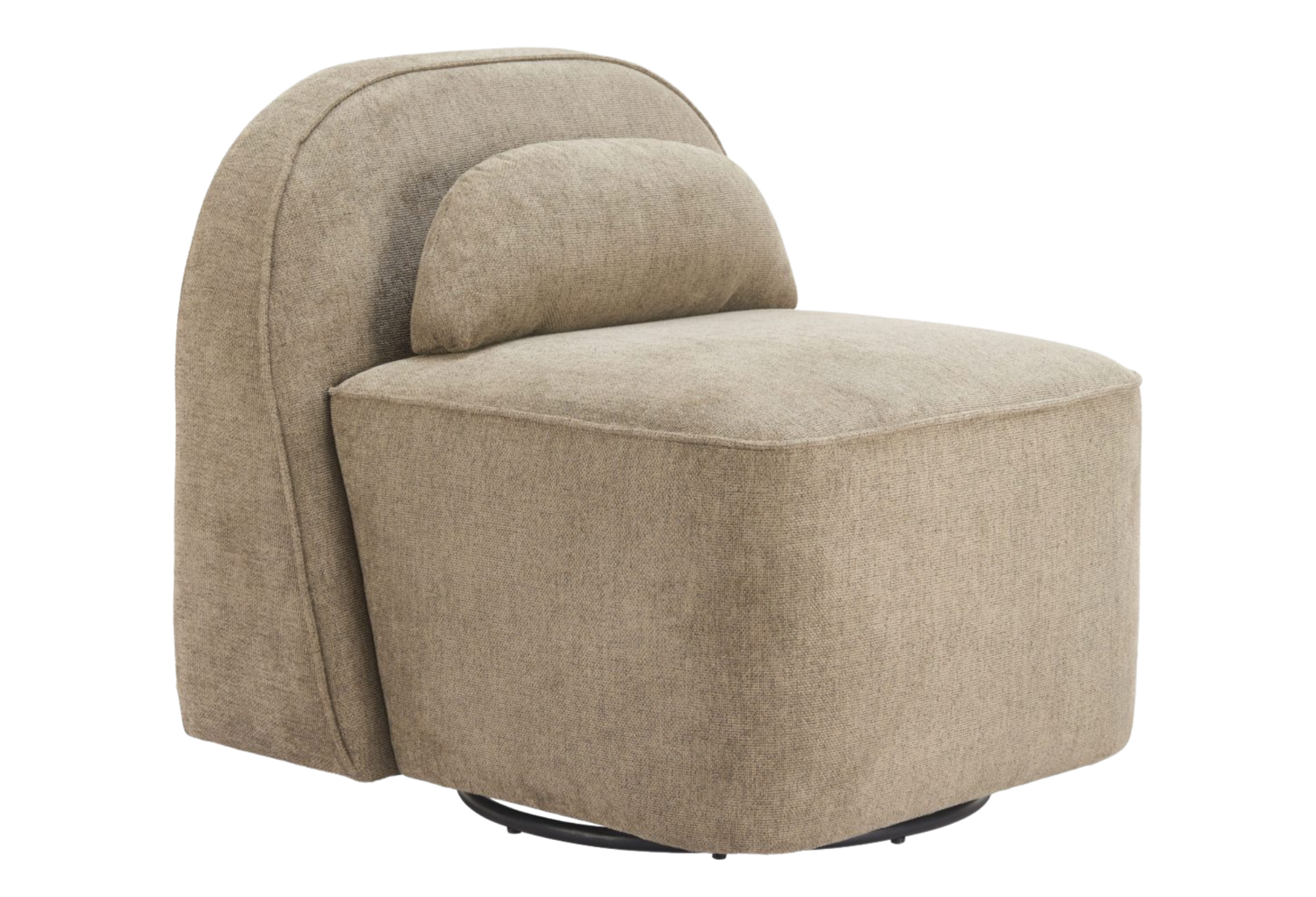 Kakao Swivel Chair Olive Brown