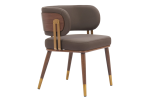 Brew Dining Chair Brown & Walnut