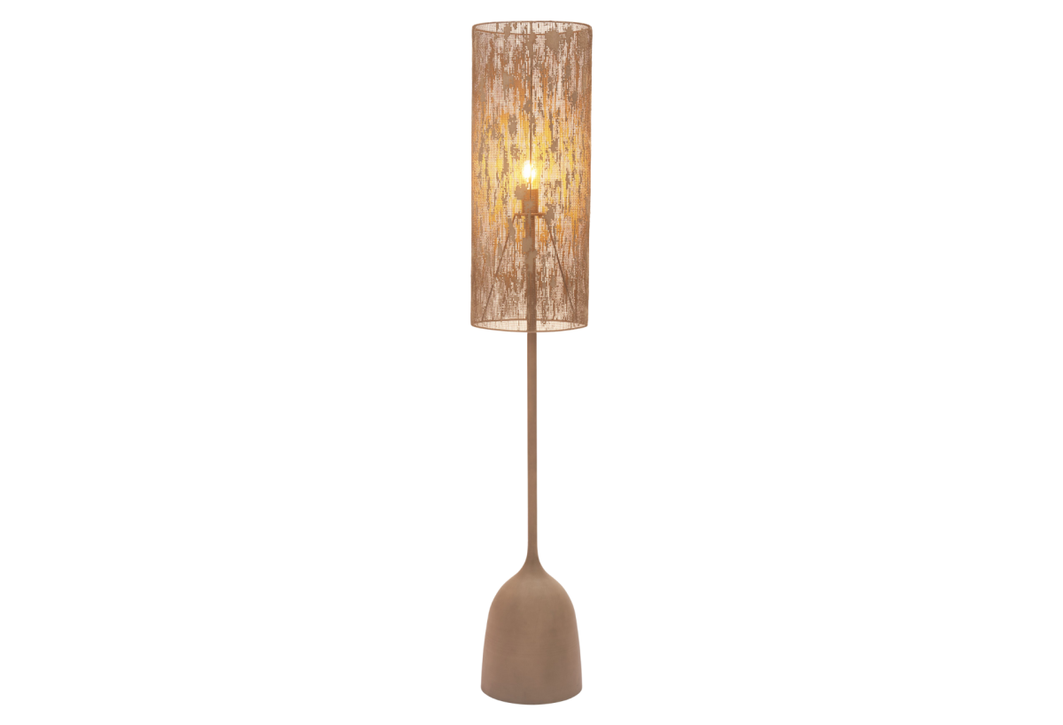 Buff Floor Lamp Taupe