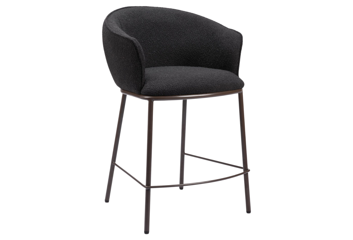 Essen Counter Stool Black & Bronze