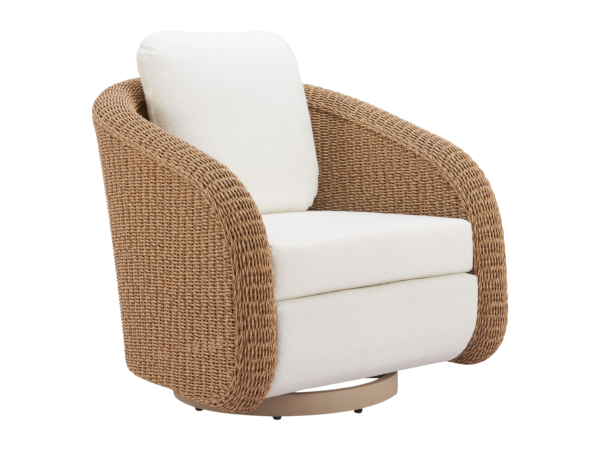 Solara Swivel Chair Ivory