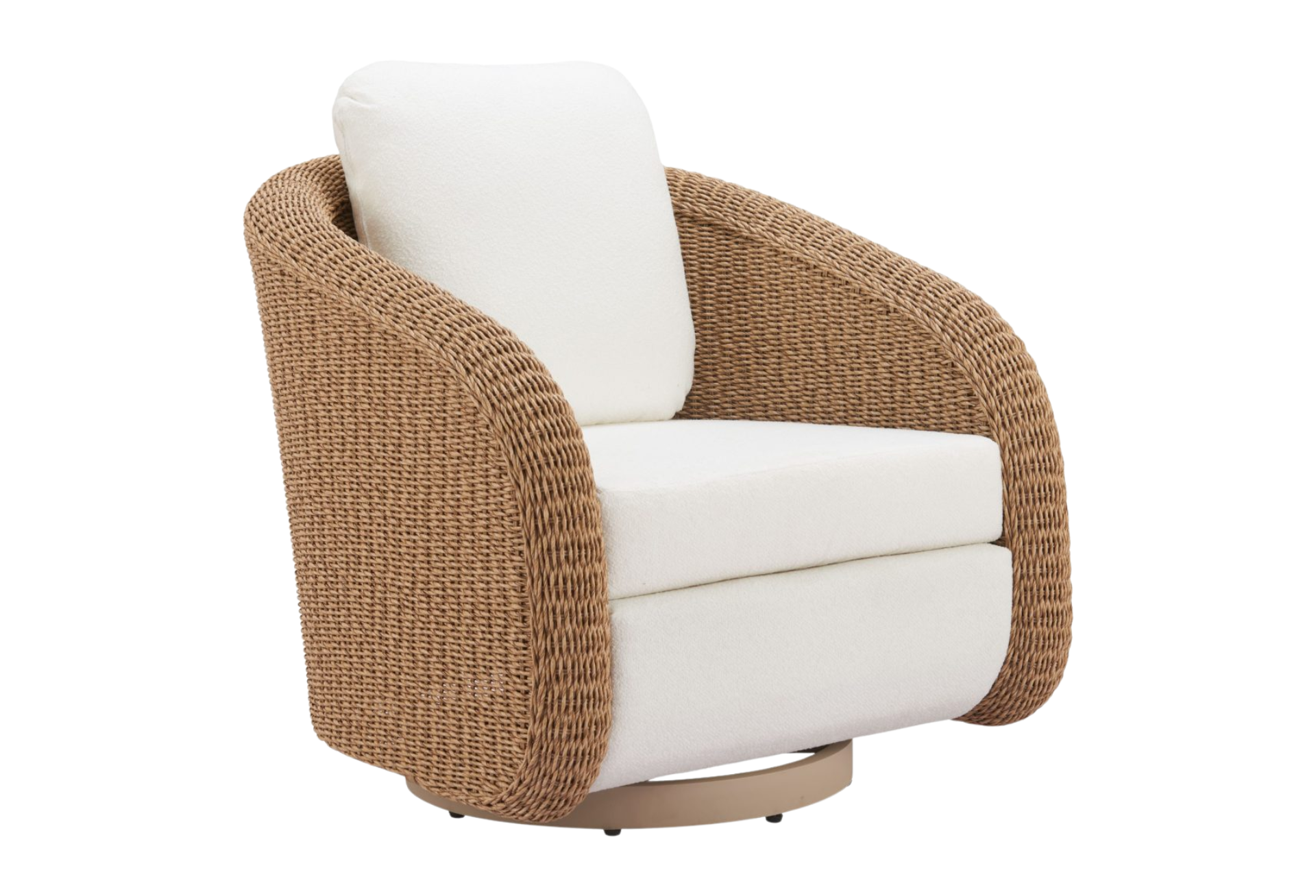 Solara Swivel Chair Ivory