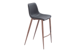 Magnus Barstool (Set of 2) Black & Walnut