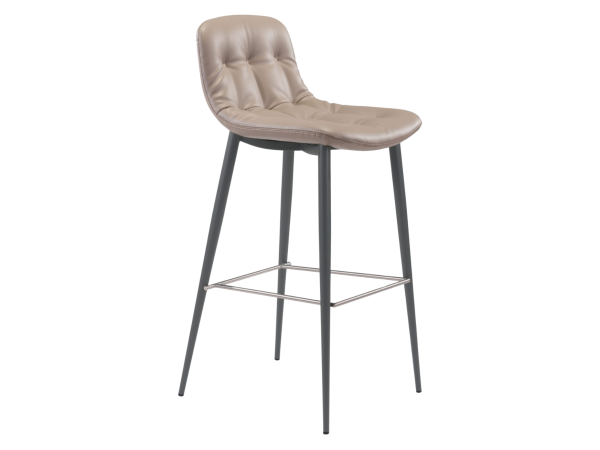 Tangiers Barstool (Set of 2) Taupe