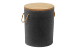 Beban Side Table Natural & Black