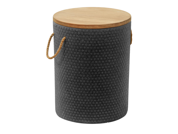 Beban Side Table Natural & Black
