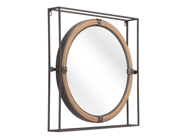 Capell Mirror Antique Gray