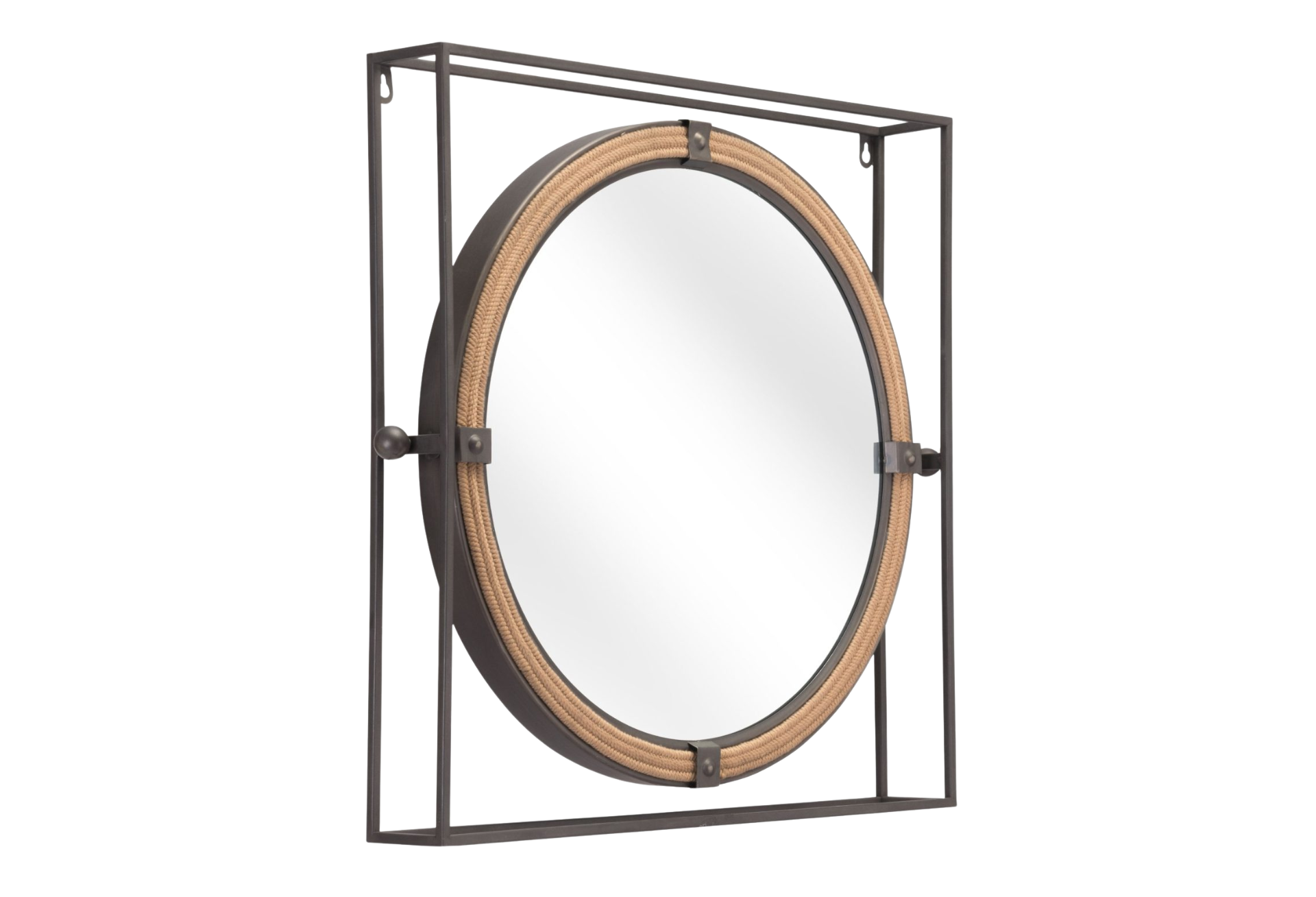 Capell Mirror Antique Gray