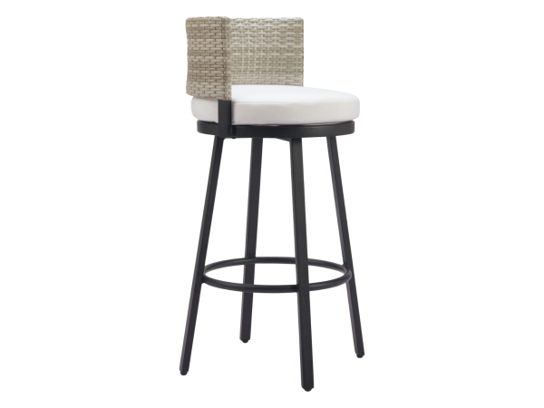 Midnight Wave Barstool White