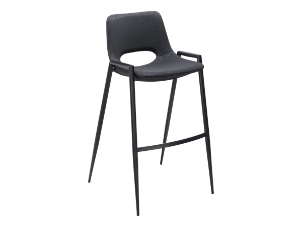 Desi Barstool (Set of 2) Black