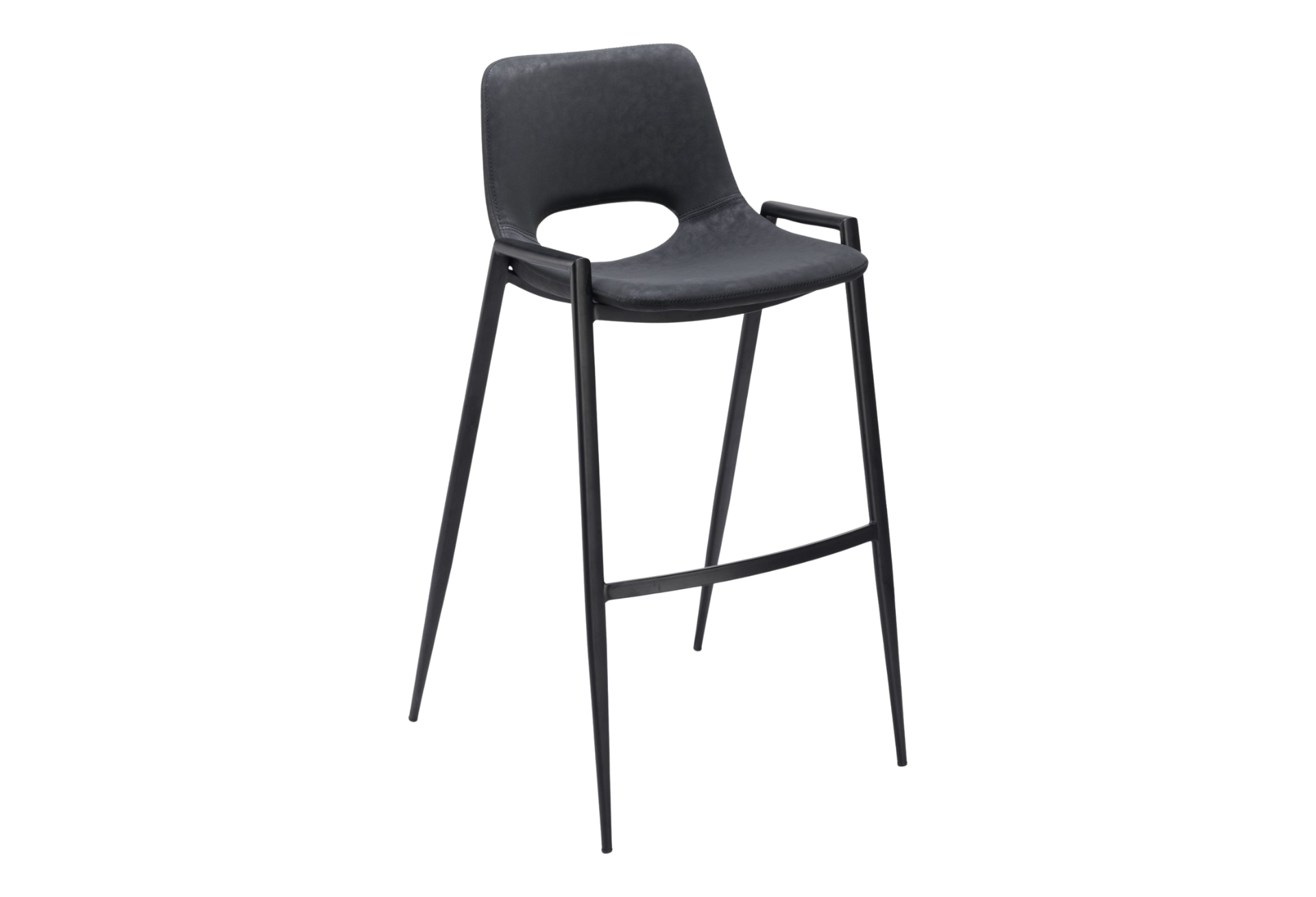 Desi Barstool (Set of 2) Black