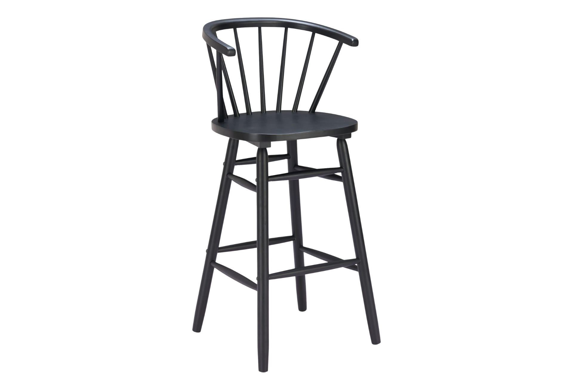Stenger Barstool (Set of 2) Black