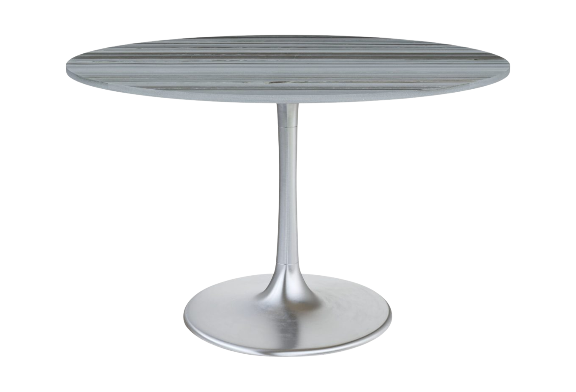 Star City Dining Table Gray & Silver