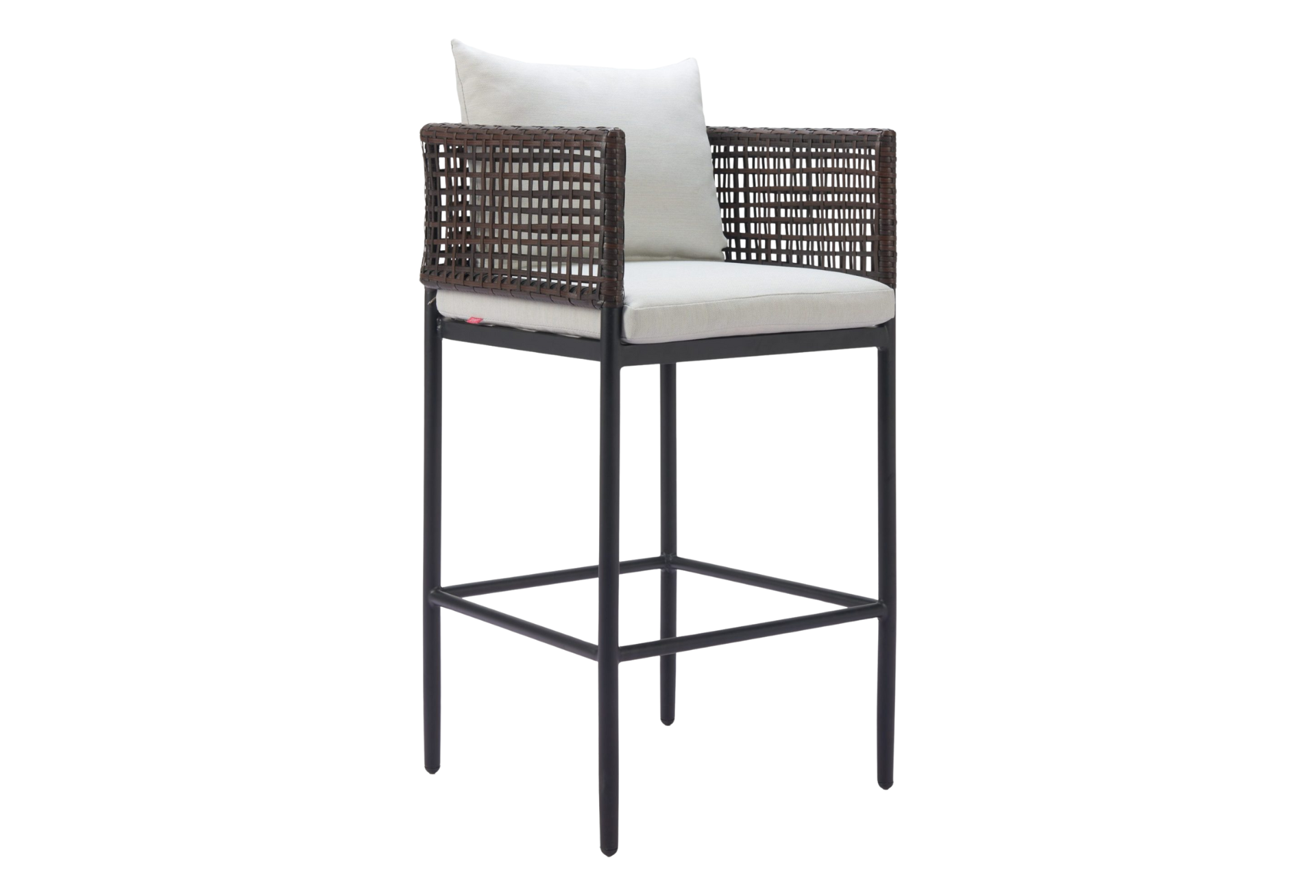 Palm Paradise Barstool Gray