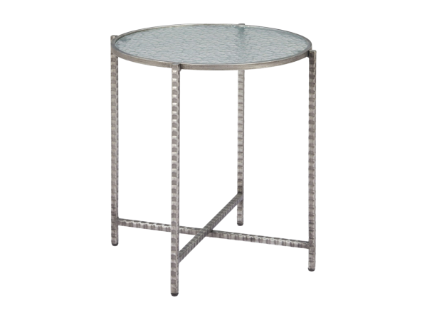 Vetro Side Table Silver