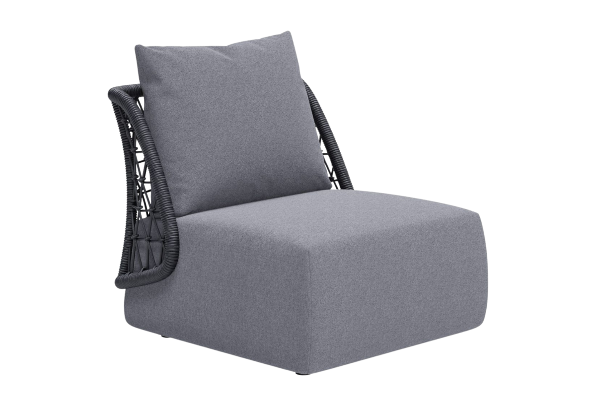 Mekan Accent Chair Gray