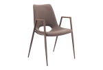 Desi Dining Chair (Set of 2) Brown & Walnut
