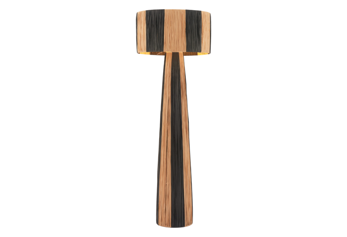 Gala Floor Lamp Black & Natural