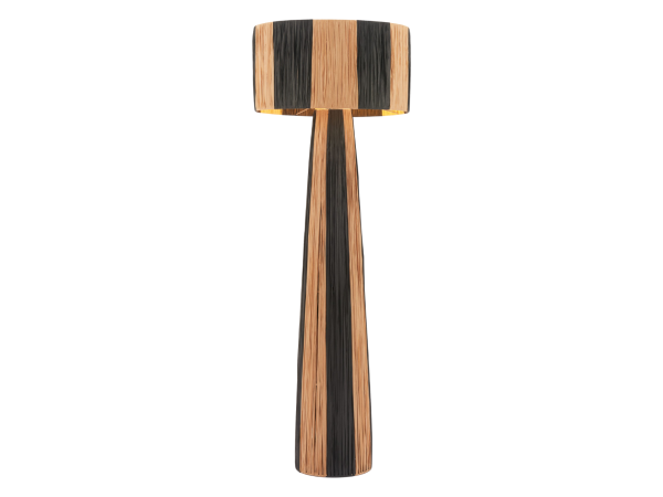 Gala Floor Lamp Black & Natural