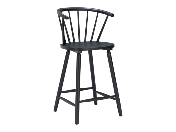 Stenger Counter Stool (Set of 2) Black
