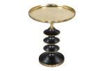 Donahue Side Table Gold & Black