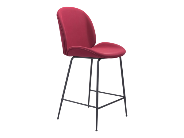 Miles Counter Stool Red