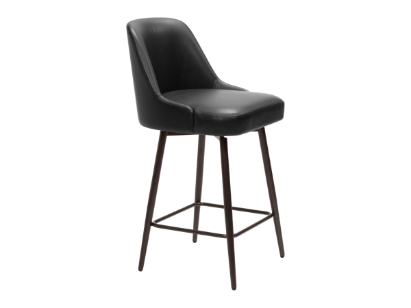 Keppel Swivel Counter Stool Black & Bronze