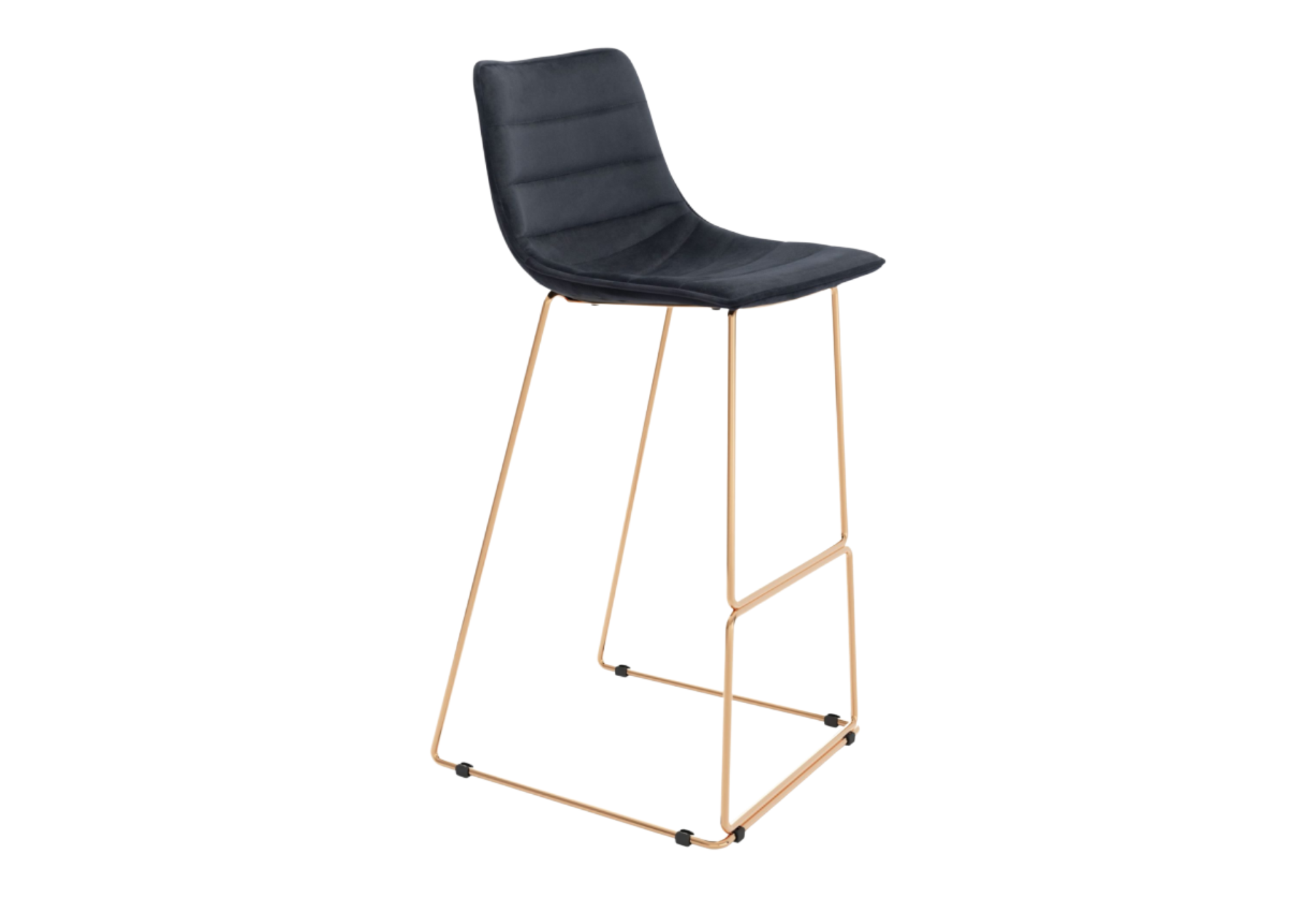 Adele Barstool (Set of 2) Black & Gold