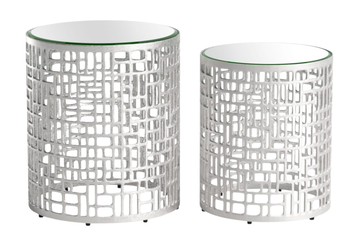 Reden Side Table Set (2-Piece) Silver