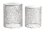 Reden Side Table Set (2-Piece) Silver