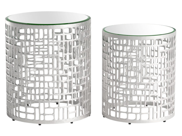 Reden Side Table Set (2-Piece) Silver