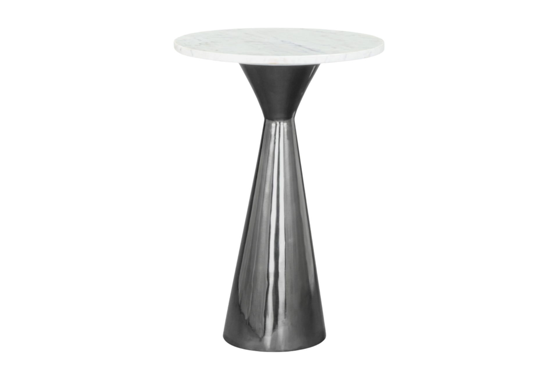 Tim Side Table White & Black