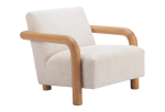 Subliem Accent Chair Cotton White