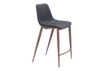 Magnus Counter Stool (Set of 2) Black & Walnut