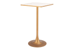 Spot Bar Table Beige & Gold