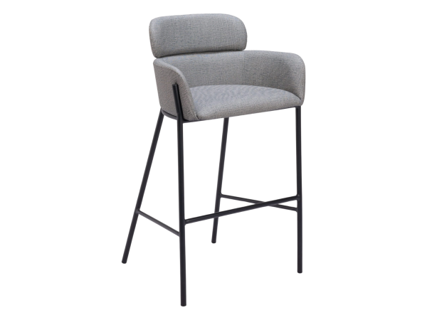 Bremor Barstool Slate Gray