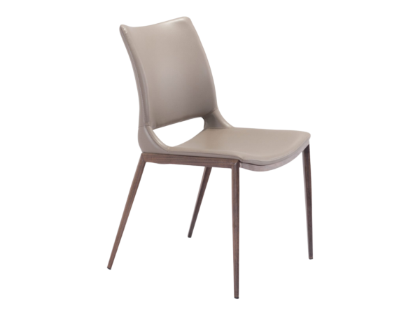 Ace Dining Chair (Set of 2) Brown & Walnut