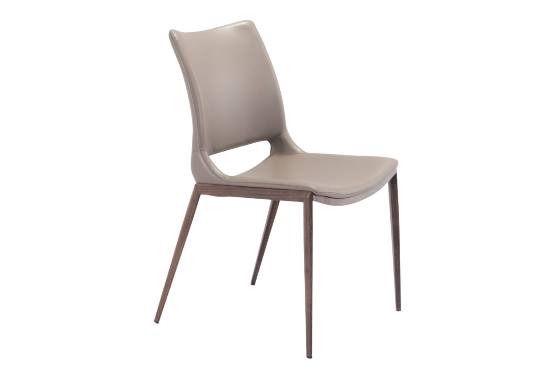 Ace Dining Chair (Set of 2) Brown & Walnut