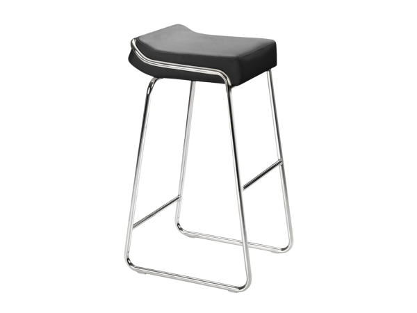 Wedge Barstool (Set of 2) Black
