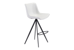 Aki Barstool (Set of 2) White & Black