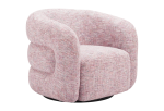 Refine Swivel Chair Pink Tweed