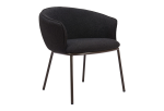 Essen Dining Chair Black & Bronze