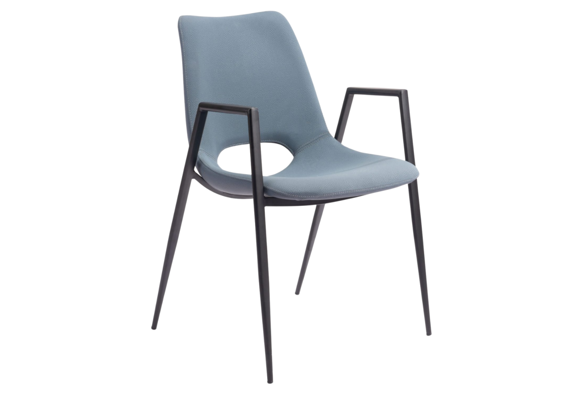 Desi Dining Chair (Set of 2) Azure Gray
