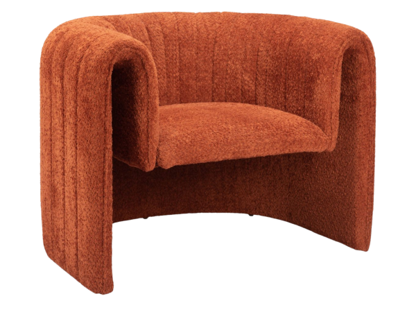 Viana Accent Chair Burnt Orange