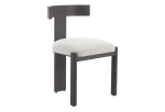 Tiana Dining Chair Black & Beige